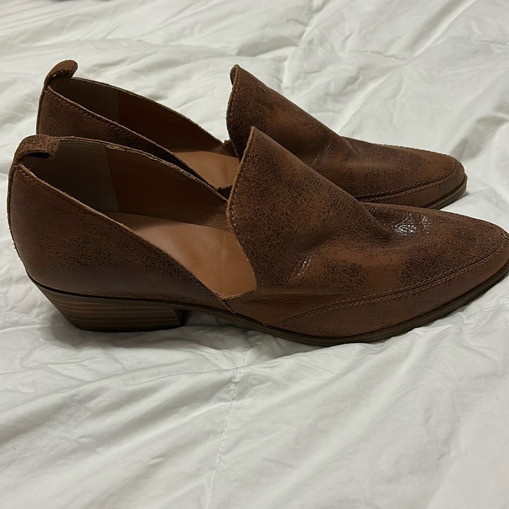 Lucky brand Mahzan loafers. NEVER WORN. Size 9.5